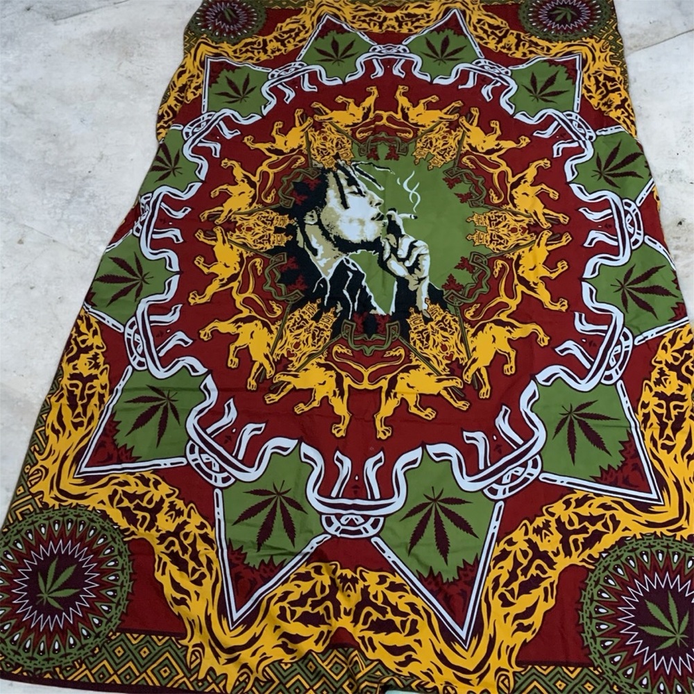 Bob Marley Hanging Tapestry 53” x 84” Vintage
